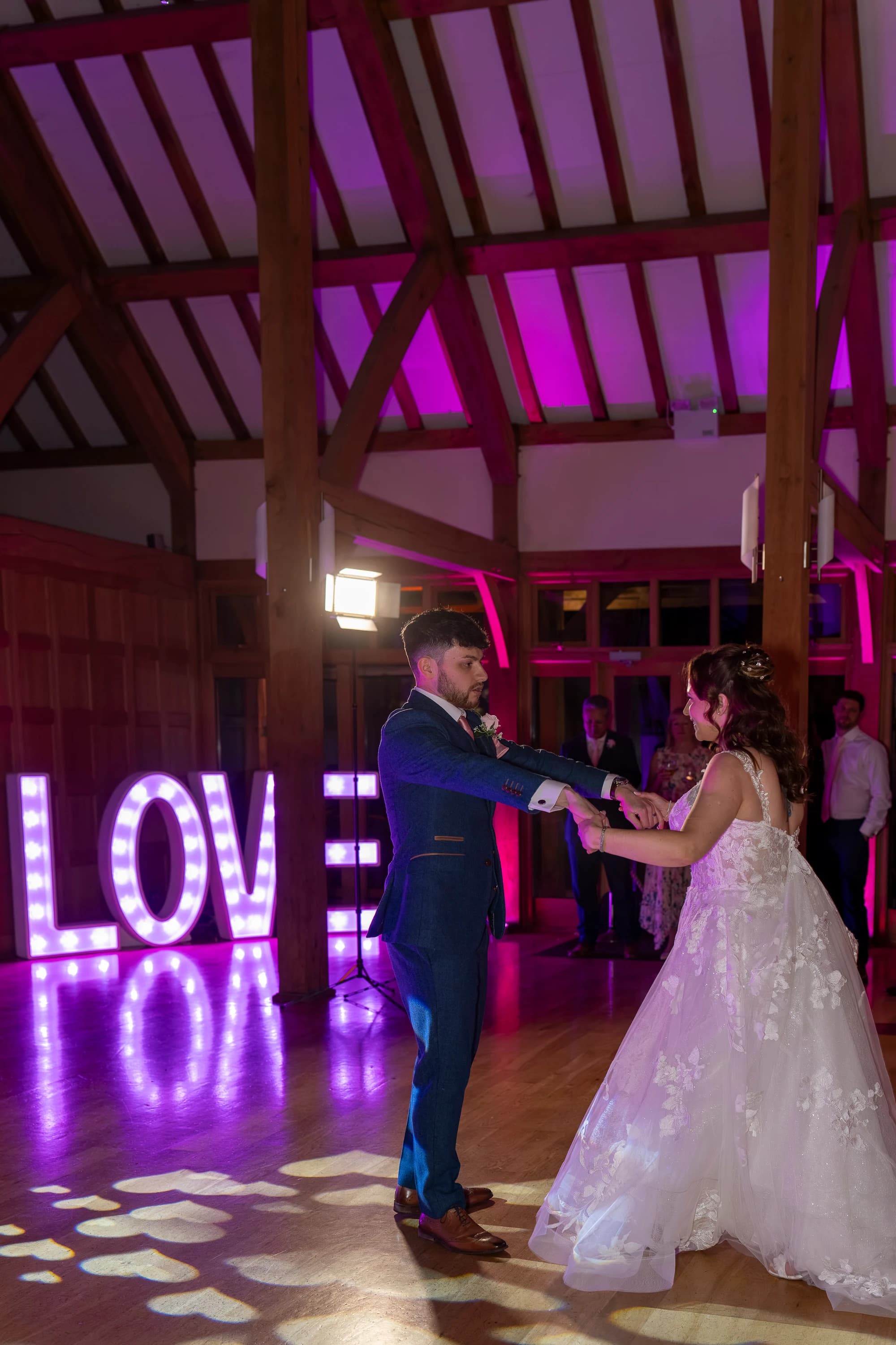 A speech during Charlie and Luke’s wedding breakfast
