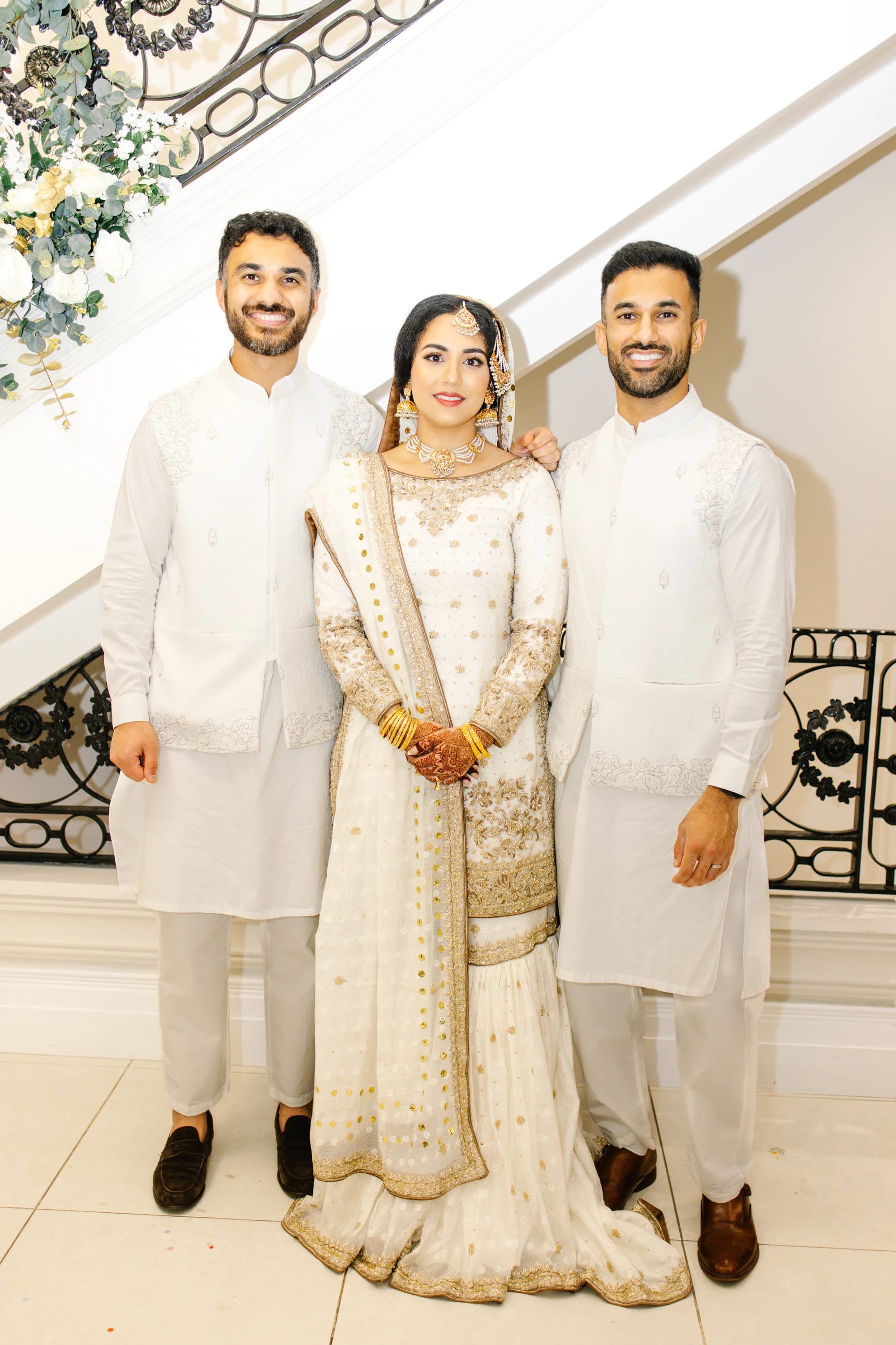 Umul and Zuhaer together on their wedding day