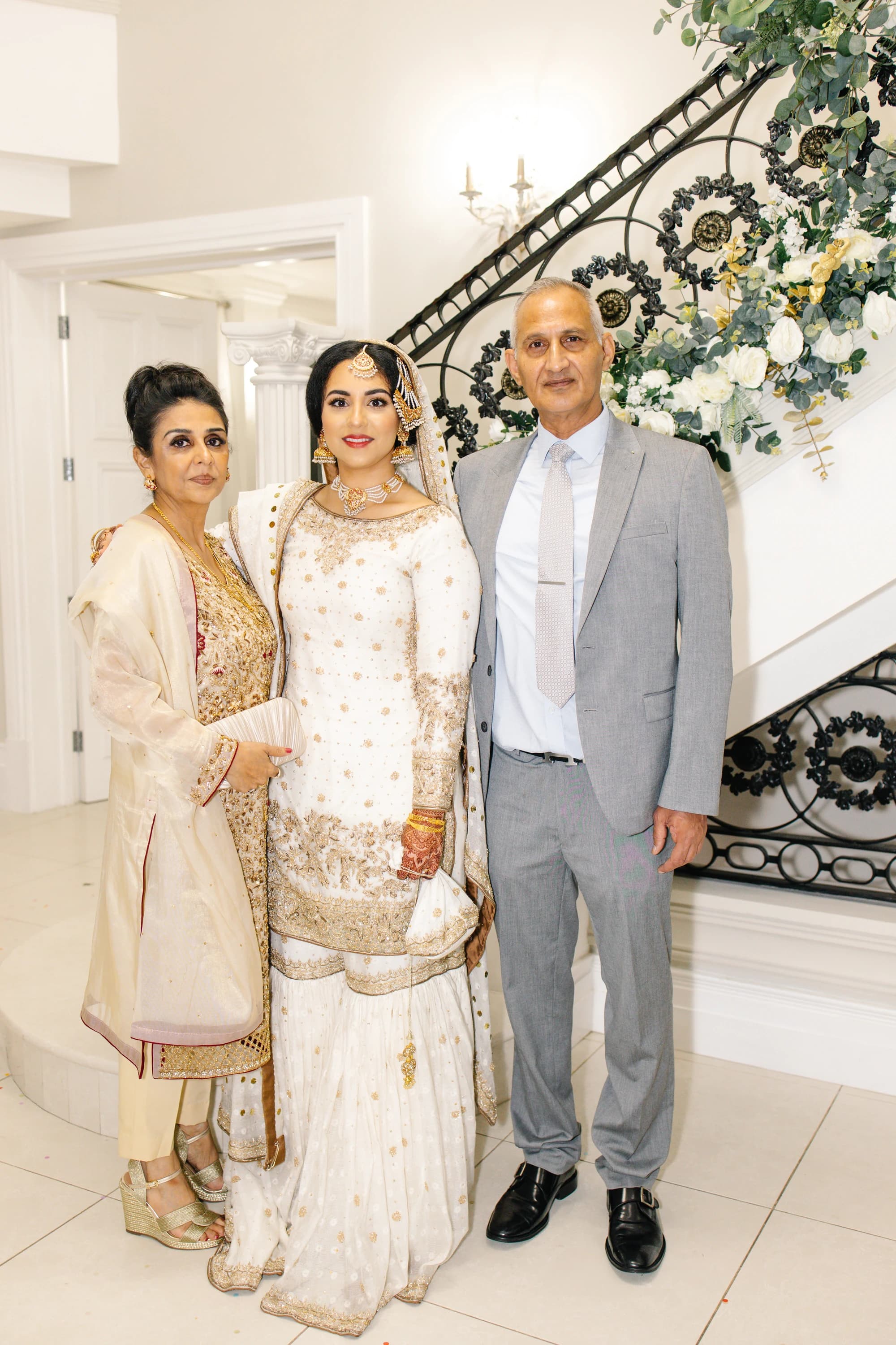 Umul and Zuhaer with their wedding guests