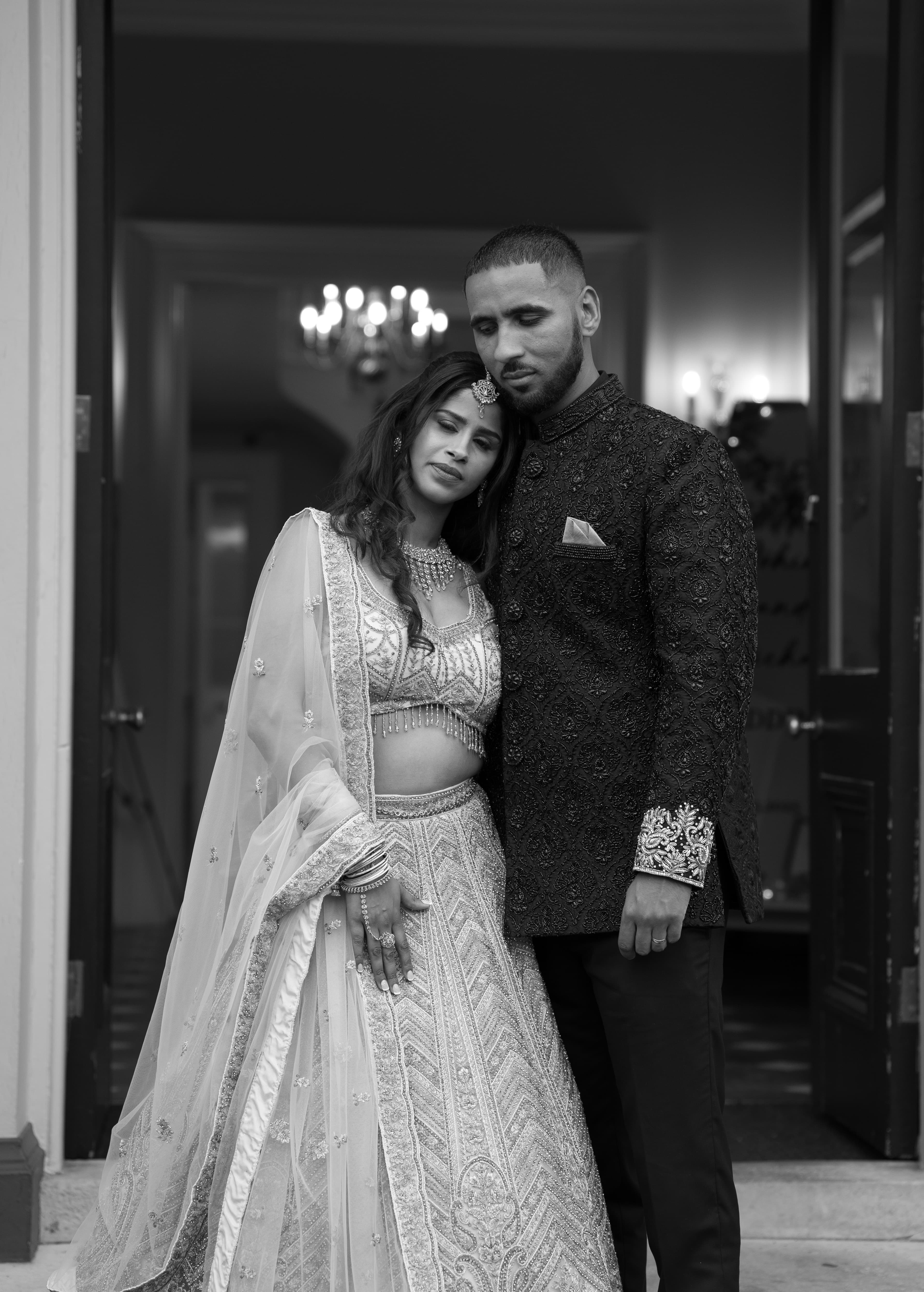 A wedding portrait photographed by Miftah Photography