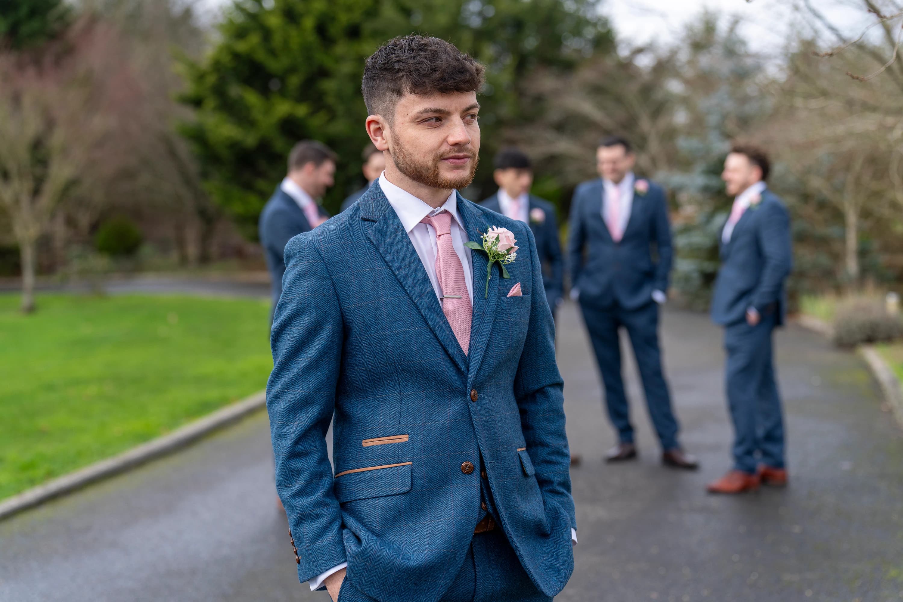 A wedding portrait photographed by Miftah Photography